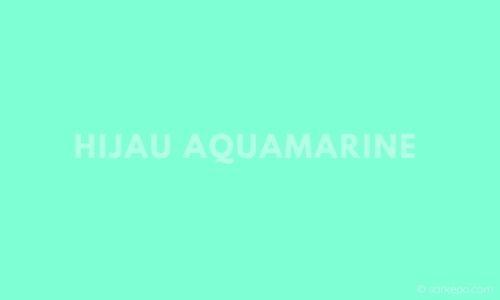 warna aquamarine