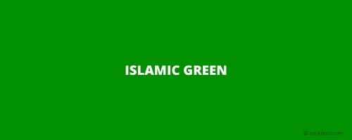 warna hijau islam