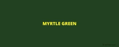 warna hijau myrtle