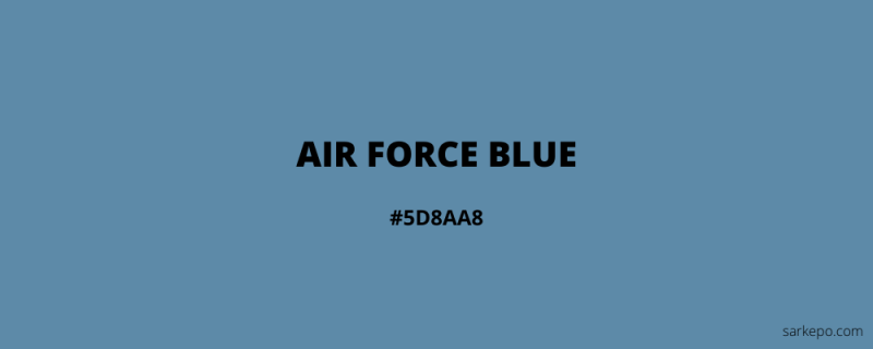 warna biru air force