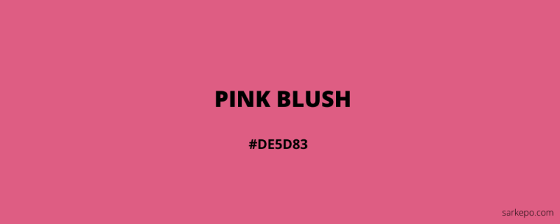 warna pink blush