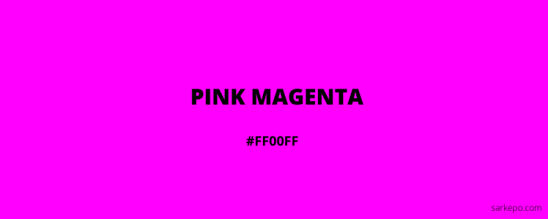 warna pink magenta