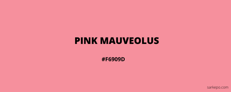 warna pink mauveolus