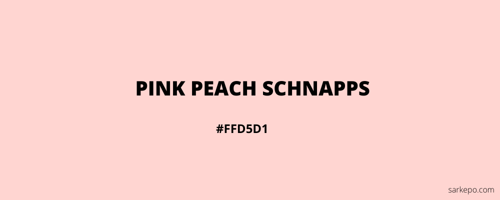 warna pink peach schnapps