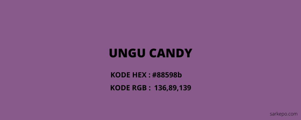 warna ungu candy