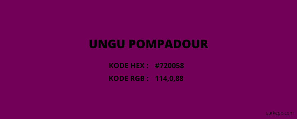 warna ungu pompadour