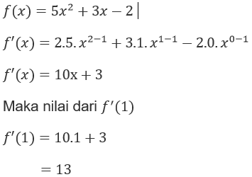 contoh soal turunan