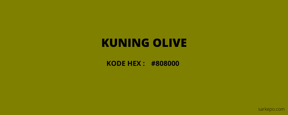 warna kuning olive