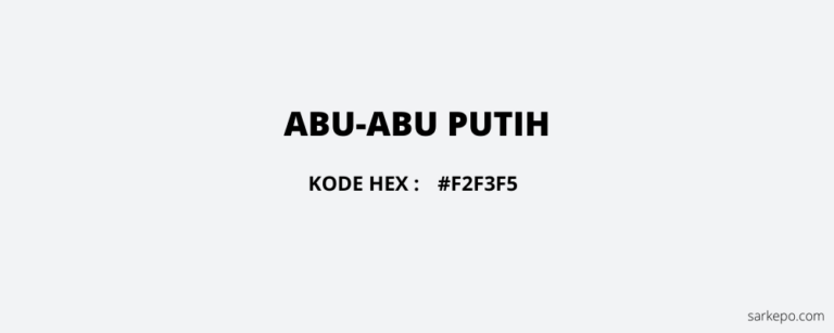 warna abu-abu putih