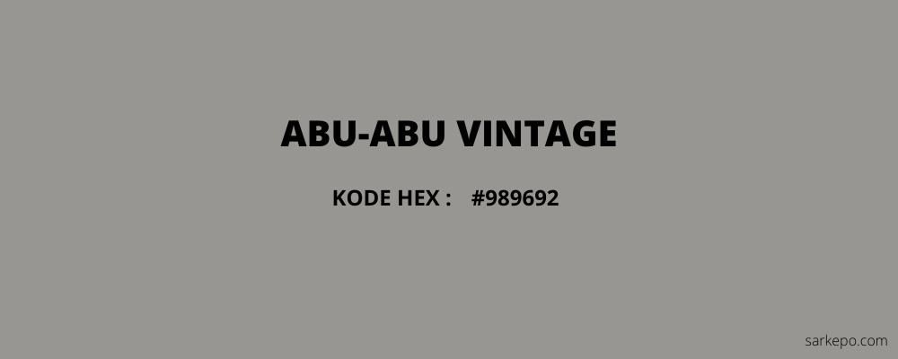 warna abu-abu vintage